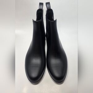 J.Crew Mercantile Women’s Chelsea Rain Boots Black Rubber Size 9 New